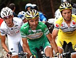 Andy Schleck w�hrend der 17. Etappe des  Giro d'Italia 2007